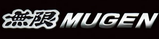 For HONDA Civic Metal Logo Emblem Chrome Plated x Black MUGEN