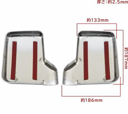 Chrome Door Mirror Covers for Suzuki Carry truck DA63T