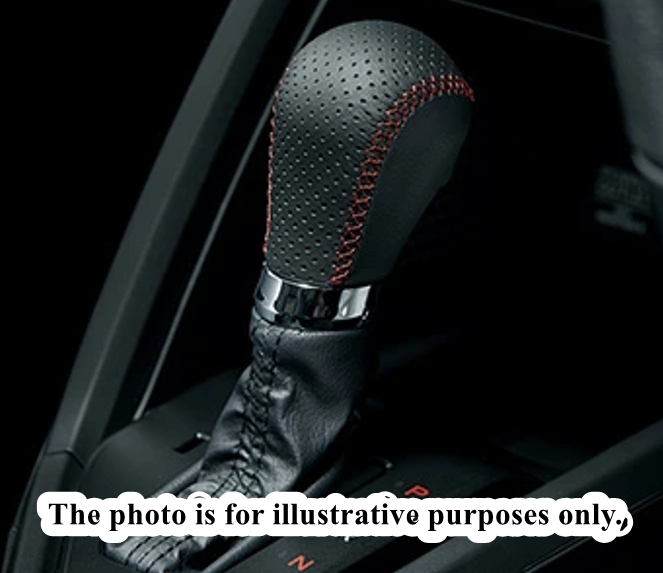 Genuine HONDA S660 JW5 Select knob Genuine leather Black with Red Stitching