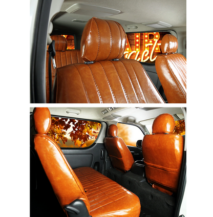 Mist V Series Custom Seat Cover Full Set Fits Land Cruiser Prado 78 8-Seater KZJ78G KZJ78W