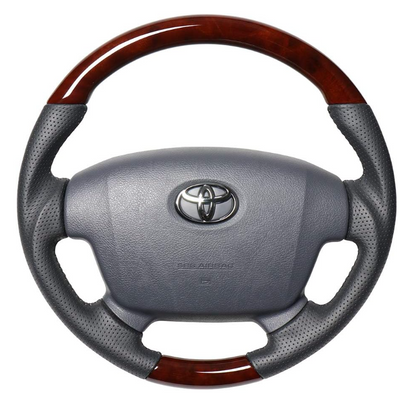 Steering Premium Series Gang Grip Brown Wood for Land Cruiser 70 Series