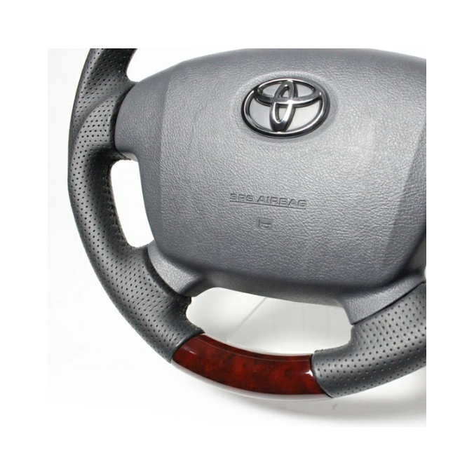 Steering Premium Series Gang Grip Brown Wood for Land Cruiser 70 Series