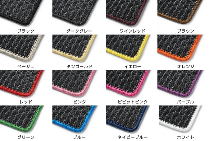 Tough Rubber Mat with a Choice of Edge Colors for 1 Car Land Cruiser Prado KZJ78 5 Passenger