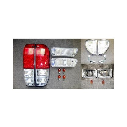 LED Tail Lamps & Corner & Winker & Side Marker Left/Right Set Fit Land Cruiser Prado KZJ78G KZJ78W