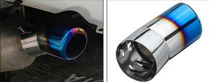 Fit LEXUS LX570 URJ201W Muffler cutter titanium baked