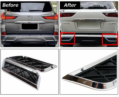 Fit LEXUS LX570 URJ201W Rear bumper garnish