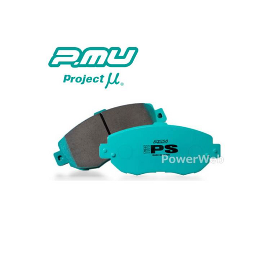 Projectμ TYPE PS Brake Pads Front and Rear Set for 1 Car Fit Land Cruiser Prado KZJ78W KZJ78G