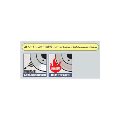 DIXCEL Brake Disc Rotor FP Type for Rear Fit Land Cruiser Prado KZJ78G KZJ78W