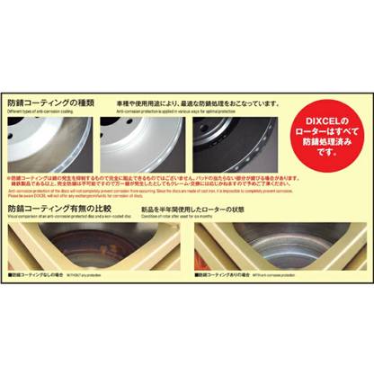 DIXCEL Brake Disc Rotor SD Type for Front Fit Land Cruiser Prado KZJ78G KZJ78W