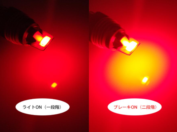 SEEK S25 LED Brake Lamp Tail Lamp 1500lm Super Bomb Red Double Bulb Fits Honda Acty HA3 HA4 HA5