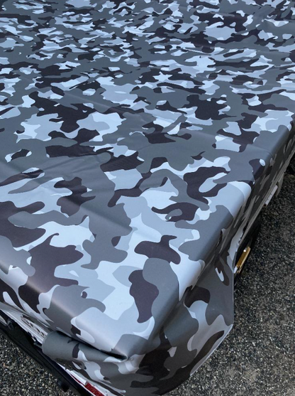 Tonneau Cover Camouflage Gray for Daihatsu Hijet Honda Acty Kei Truck