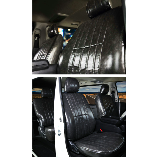 Mist V Series Custom Seat Cover Full Set Fits Land Cruiser Prado 78 8-Seater KZJ78G KZJ78W