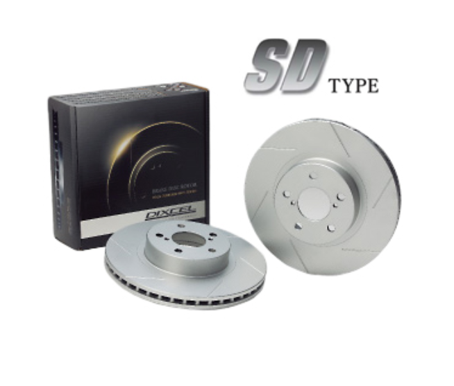 DIXCEL Brake Disc Rotor SD Type for Front Fit Land Cruiser Prado KZJ78G KZJ78W