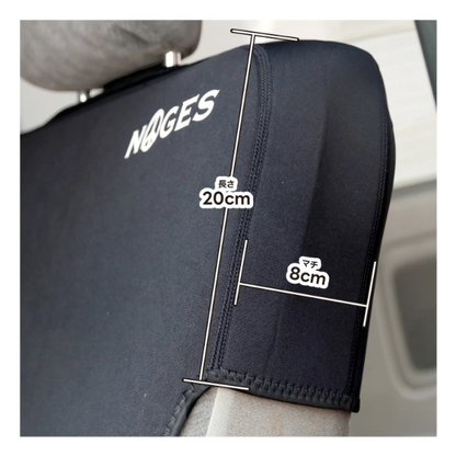 Waterproof Rear Seat Cover Black / Charcoal Gray / Khaki / Brown Fits Toyota Hiace 200 Series GL / Super GL Wide