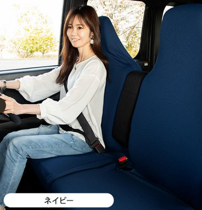 Stretchable Seat Cover 2-Piece Set 12 Colors Available Fits Honda Acty HA3 HA4