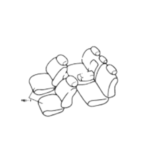 Artina Proud Series Stylish Leather Seat Covers Black Fits Toyota Land Cruiser UZJ100W HDJ101K