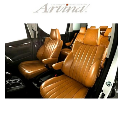Artina Retro Style Seat Covers Camel Fits Toyota Land Cruiser UZJ100W HDJ101K
