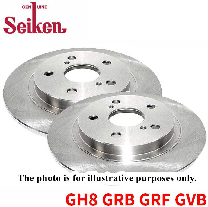 Fits SUBARU Impreza GH8 GRB GRF GVB Brake Rotor Front 500-76023 Left/Right Set Seiken