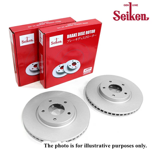 Fits Toyota Land Cruiser HDJ101K Rear Brake Disc Rotor Pair (Left & Right) seiken 500-10046