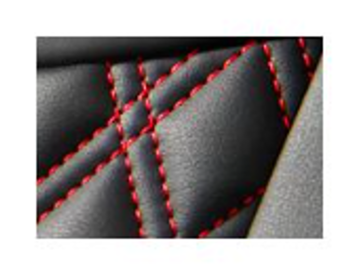 Artina Luxury Seat Cover Black/Red Fits Toyota Land Cruiser UZJ100W HDJ101K