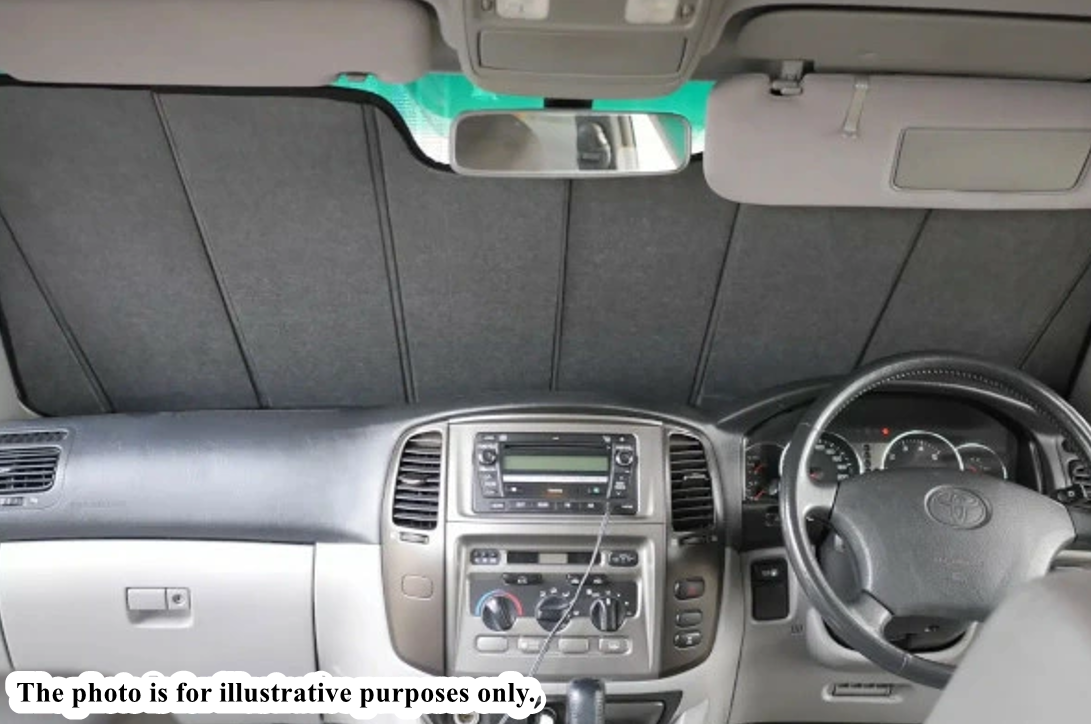 Fits TOYOTA Land Cruiser HDJ101K Front Sunshade SNAPSHADES
