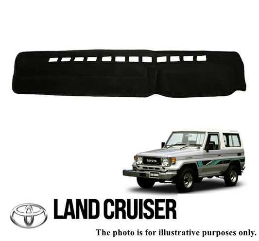 Fits Toyota Land Cruiser 70 Series Dashboard Mat Dash Cover Black