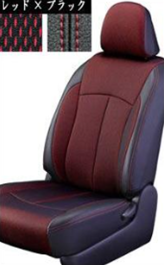 Clazzio X Mesh × Soft BioPVC Leather Seat Cover Set Available in 3 Two-Tone Color Variations Fits Toyota Land Cruiser HDJ101K UZJ100W 5-Seater