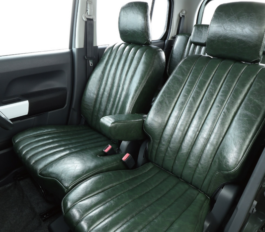 Bellezza Vintage Style "Vertical Line"  20mm Cushion 7 Color Options Seat Cover Fits Toyota Land Cruiser UZJ100W HDJ101K 5-Seater