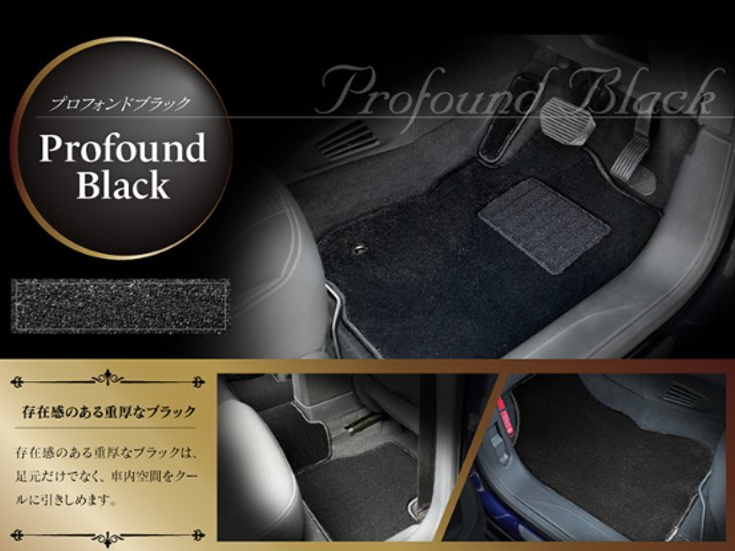 Profound Premium Floor Mat + Trunk Mat Set 4 Color Options Fits Toyota Land Cruiser 70 Series GDJ