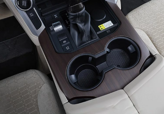 ABS Plastic Silt Panel Center Holder Panel Trim Wood Grain / Silver / Carbon Style Fits Toyota Land Cruiser LC300
