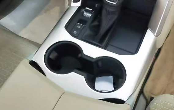 ABS Plastic Silt Panel Center Holder Panel Trim Wood Grain / Silver / Carbon Style Fits Toyota Land Cruiser LC300