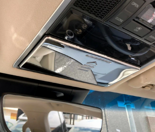 SUS304 Stainless Steel Interior Room Lamp Cover Mirror Finish Fits TOYOTA Land Cruiser 300