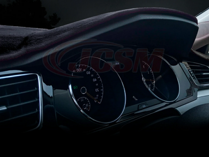 Flannel Surface with Silicone Non-Slip Backing Dashboard Mat Two edge colors available Fits Toyota Land Cruiser 300