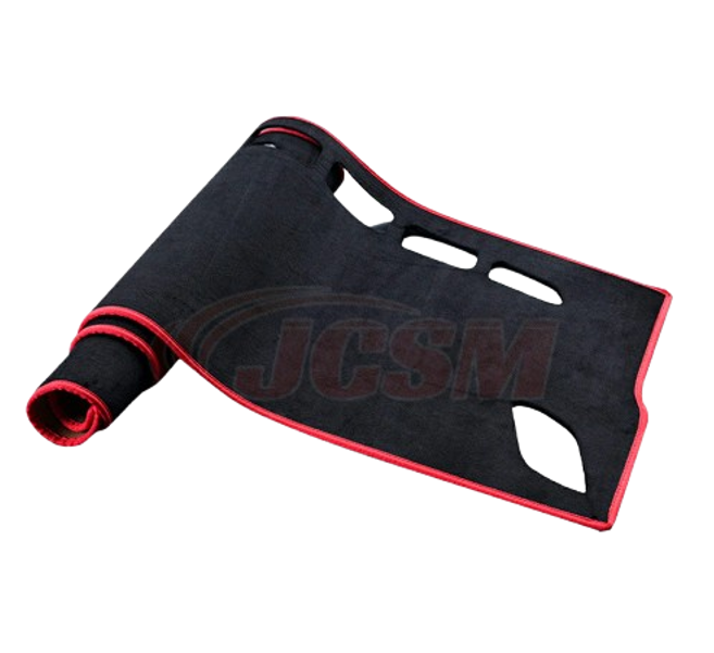 Flannel Surface with Silicone Non-Slip Backing Dashboard Mat Two edge colors available Fits Toyota Land Cruiser 300