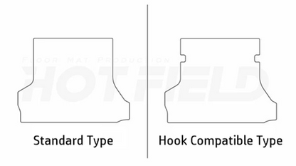 Wood Grain Style Floor Mat + Trunk Mat Set Fits Toyota Land Cruiser 70 GDJ Series