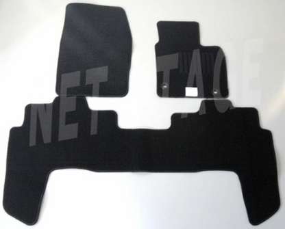 Simple Design Floor Mat Set Available in Black or Beige Fits Toyota Land Cruiser 70 Van & Pickup Models