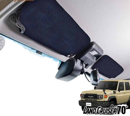 Antique Series Sun Visor Cover Left & Right Set 13 Color Variations Fits Toyota Land Cruiser 76 Series Re-released Land Cruiser 70 Model