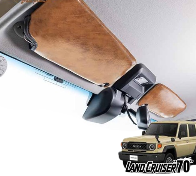 Antique Series Sun Visor Cover Left & Right Set 13 Color Variations Fits Toyota Land Cruiser 76 Series Re-released Land Cruiser 70 Model