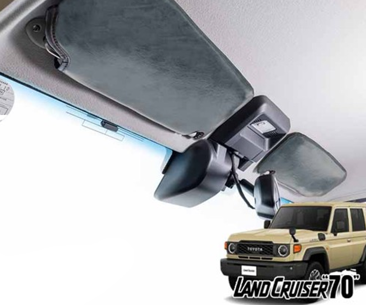 Antique Series Sun Visor Cover Left & Right Set 13 Color Variations Fits Toyota Land Cruiser 76 Series Re-released Land Cruiser 70 Model