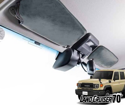 Antique Series Sun Visor Cover Left & Right Set 13 Color Variations Fits Toyota Land Cruiser 76 Series Re-released Land Cruiser 70 Model