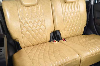 Grace Antique Design D PVC Leather Seat Cover Set 10 Color Variations Fits Toyota Land Cruiser Prado KZJ78G KZJ78W Jan 1995 – Apr 1996 8-Seater