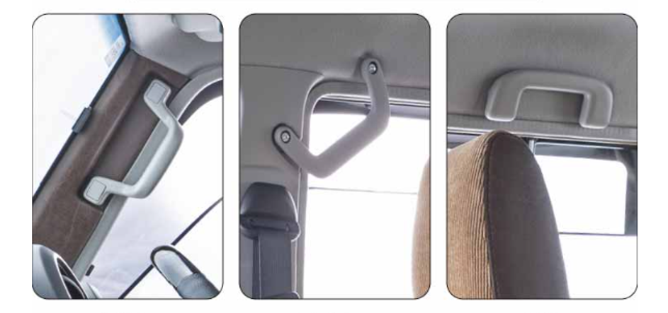 Classic Series Grip Cover 7-Piece Set 4 Color Variations Fits Toyota Land Cruiser 76 Series Re-released Land Cruiser 70 Model