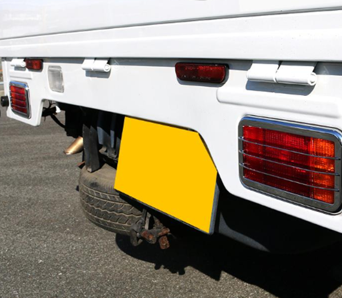 ABS Material Tail Lamp Garnish Cover Silver Chrome Finish 2P Set Fits Suzuki Carry Truck / Super Carry DA16T