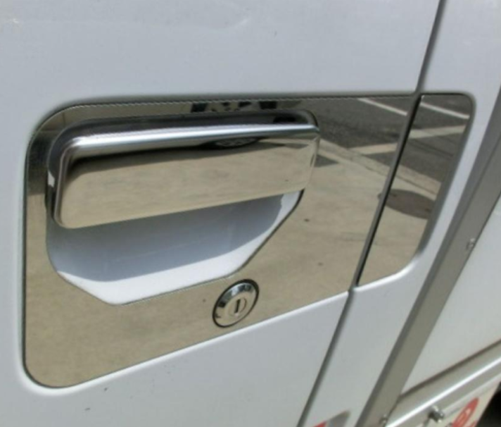 SUS304 Stainless Door Handle Cover R/L Set Mirror Finish Fits Subaru Sambar TT1 TT2 1999–2012