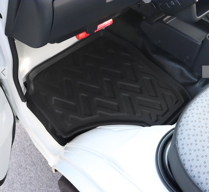3D Floor Mats Set for Suzuki Super Carry DA16T AT Vehicle Front and Rear