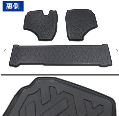 3D Floor Mats Set for Suzuki Super Carry DA16T AT Vehicle Front and Rear