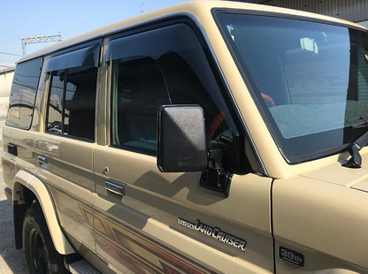 Wide Door Visors for Toyota Land Cruiser 70 Series 1984-2004 GRJ79K GRJ76K Prado
