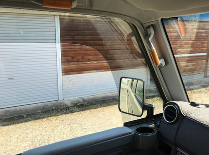 Wide Door Visors for Toyota Land Cruiser 70 Series 1984-2004 GRJ79K GRJ76K Prado