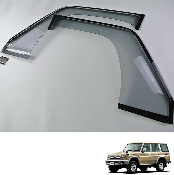 Super Wide Front Door Visor Fits Toyota Land Cruiser 70 Series Prado 1990-2015