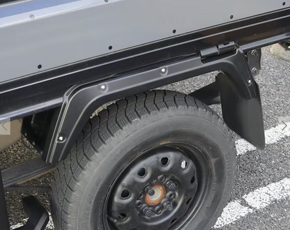 Suzuki Carry DA16T Over Fender Set Matte Black ABS Unpainted 1 Pair New
